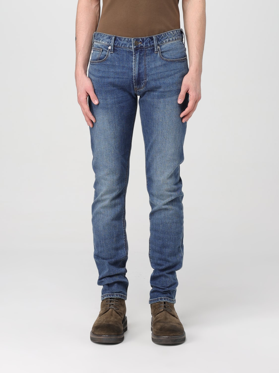 Emporio Armani Outlet Jeans uomo Blue Jeans Emporio Armani 6R1J061DRHZ online su GIGLIO.COM