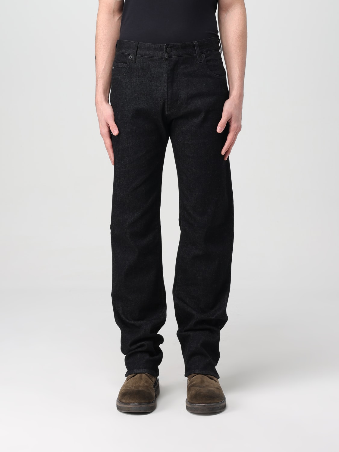 Jeans neri uomo armani store