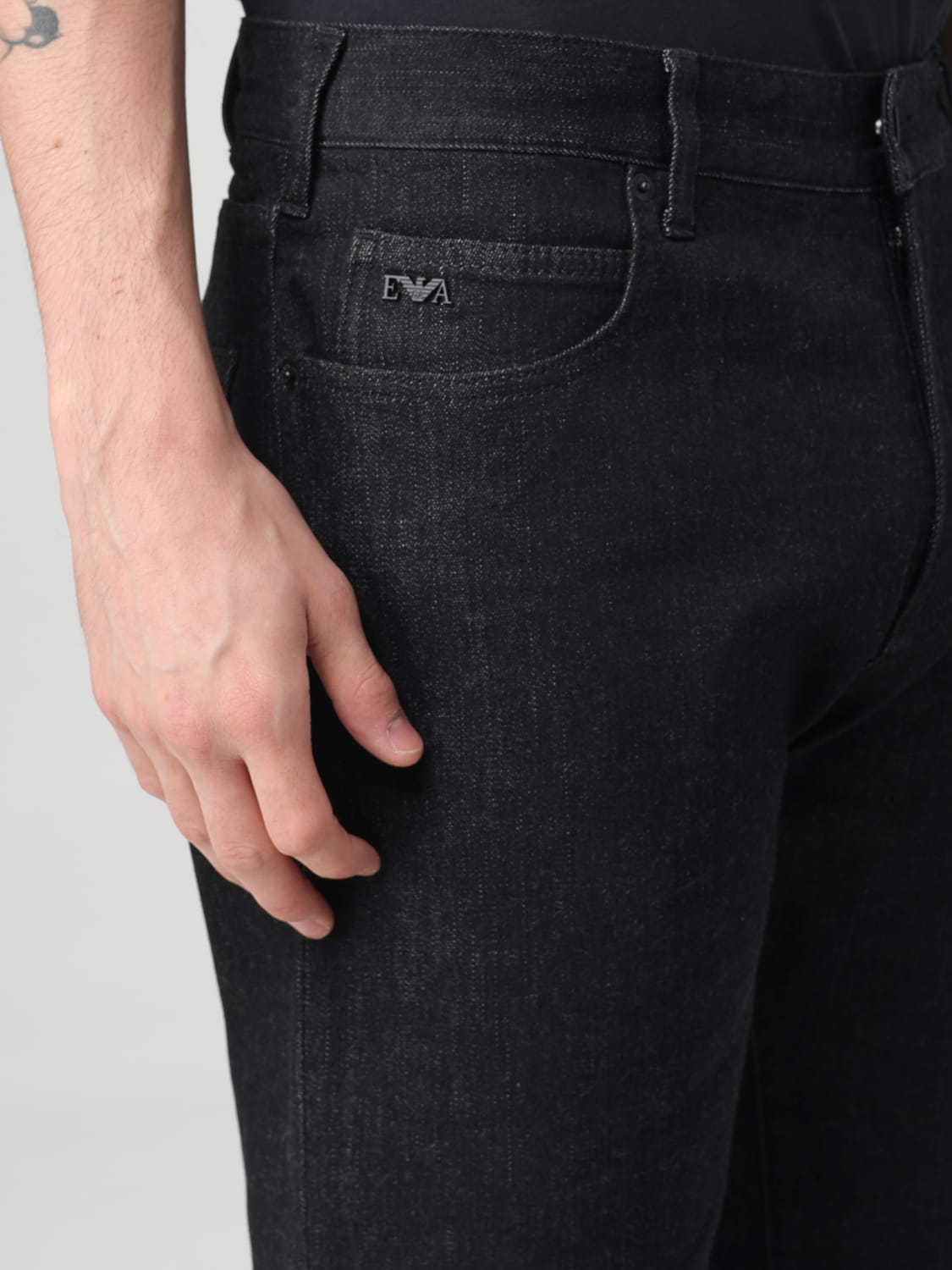 EMPORIO ARMANI JEANS: Jeans uomo Emporio Armani, Nero - Img 3