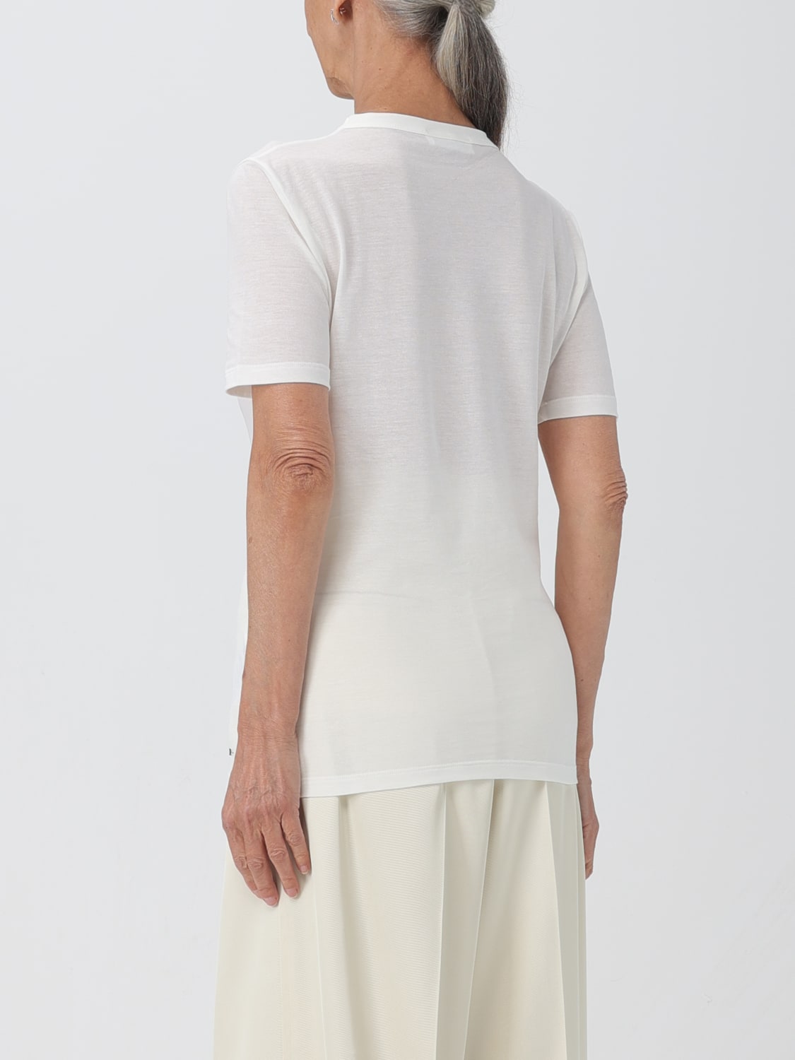 JIL SANDER Tシャツ: Tシャツ レディース Jil Sander, ホワイト - Img 3