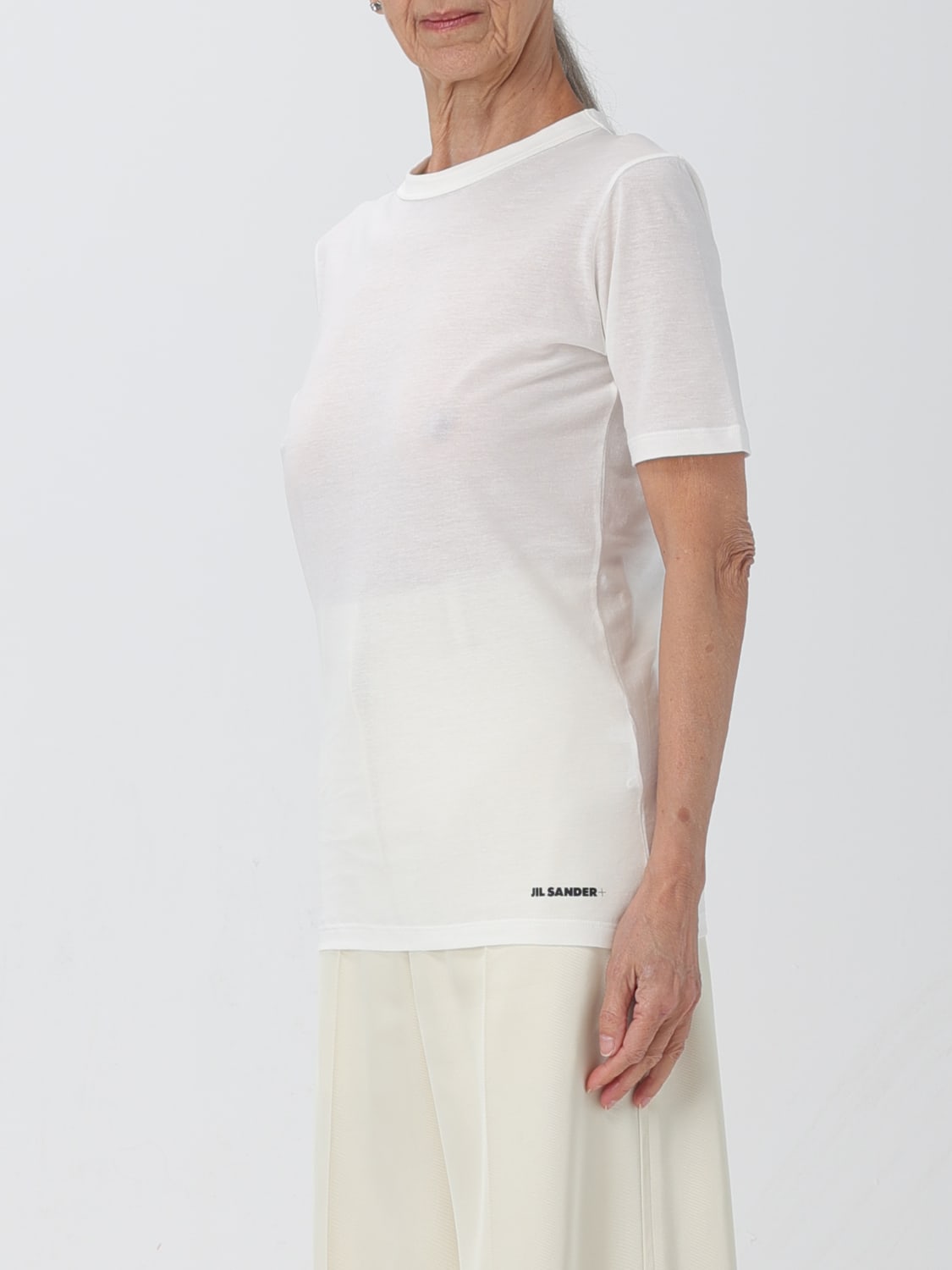 JIL SANDER Tシャツ: Tシャツ レディース Jil Sander, ホワイト - Img 4