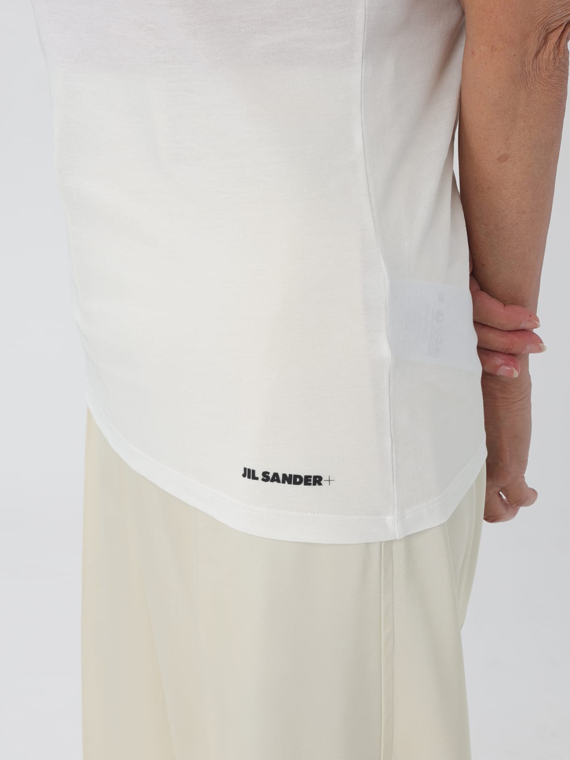 JIL SANDER Tシャツ: Tシャツ レディース Jil Sander, ホワイト - Img 5