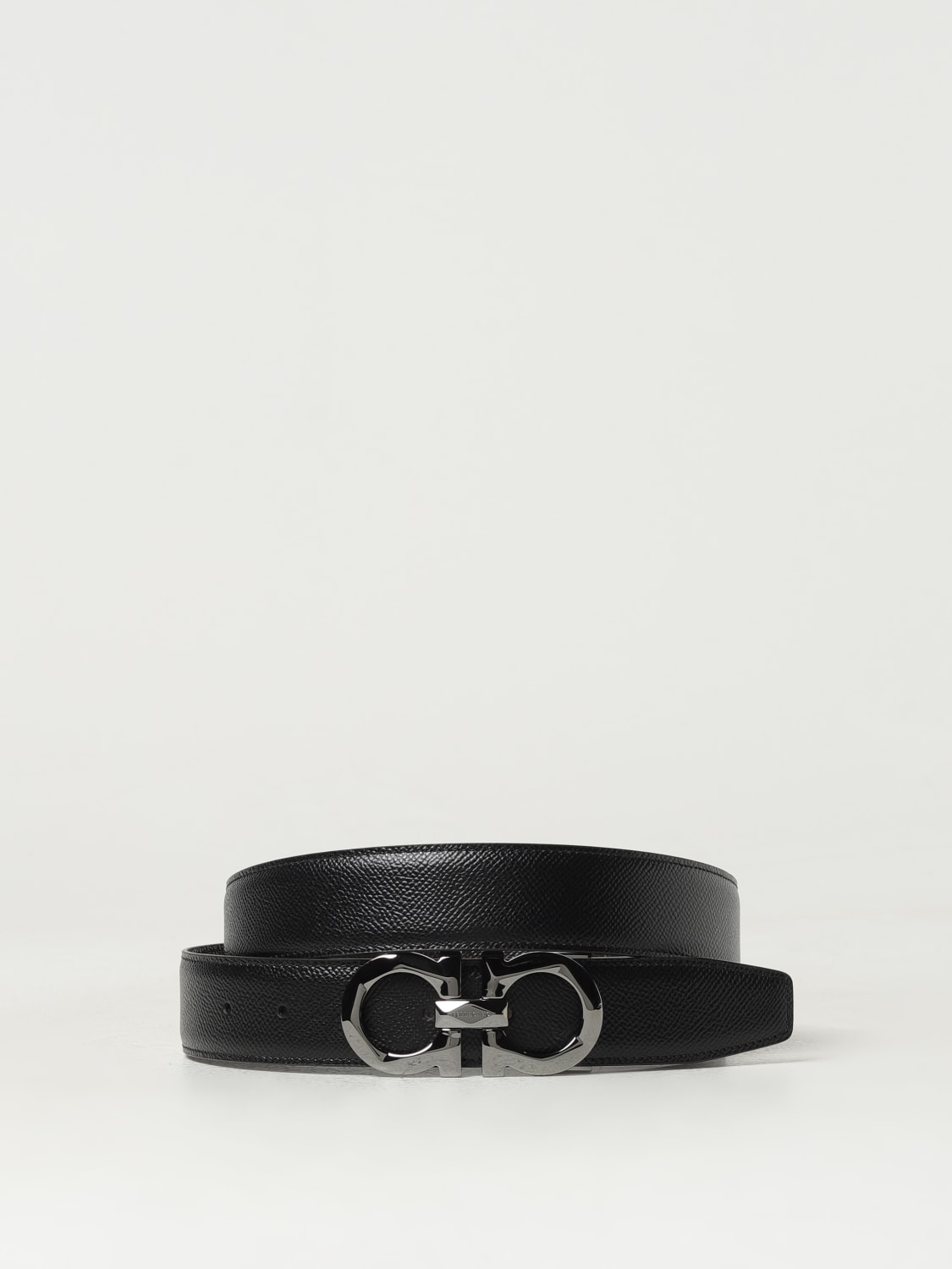 FERRAGAMO: Belt men - Black | Ferragamo belt 67A161 725421 online 