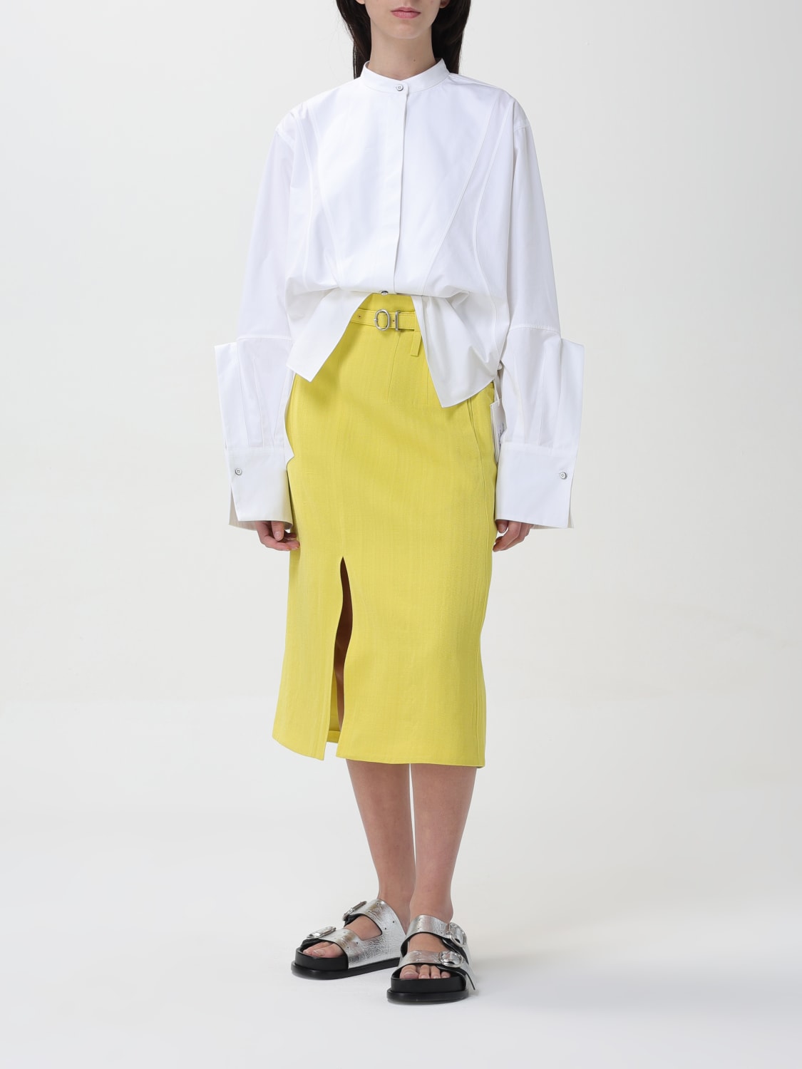 JIL SANDER CAMISA: Top mujer Jil Sander, Blanco - Img 2