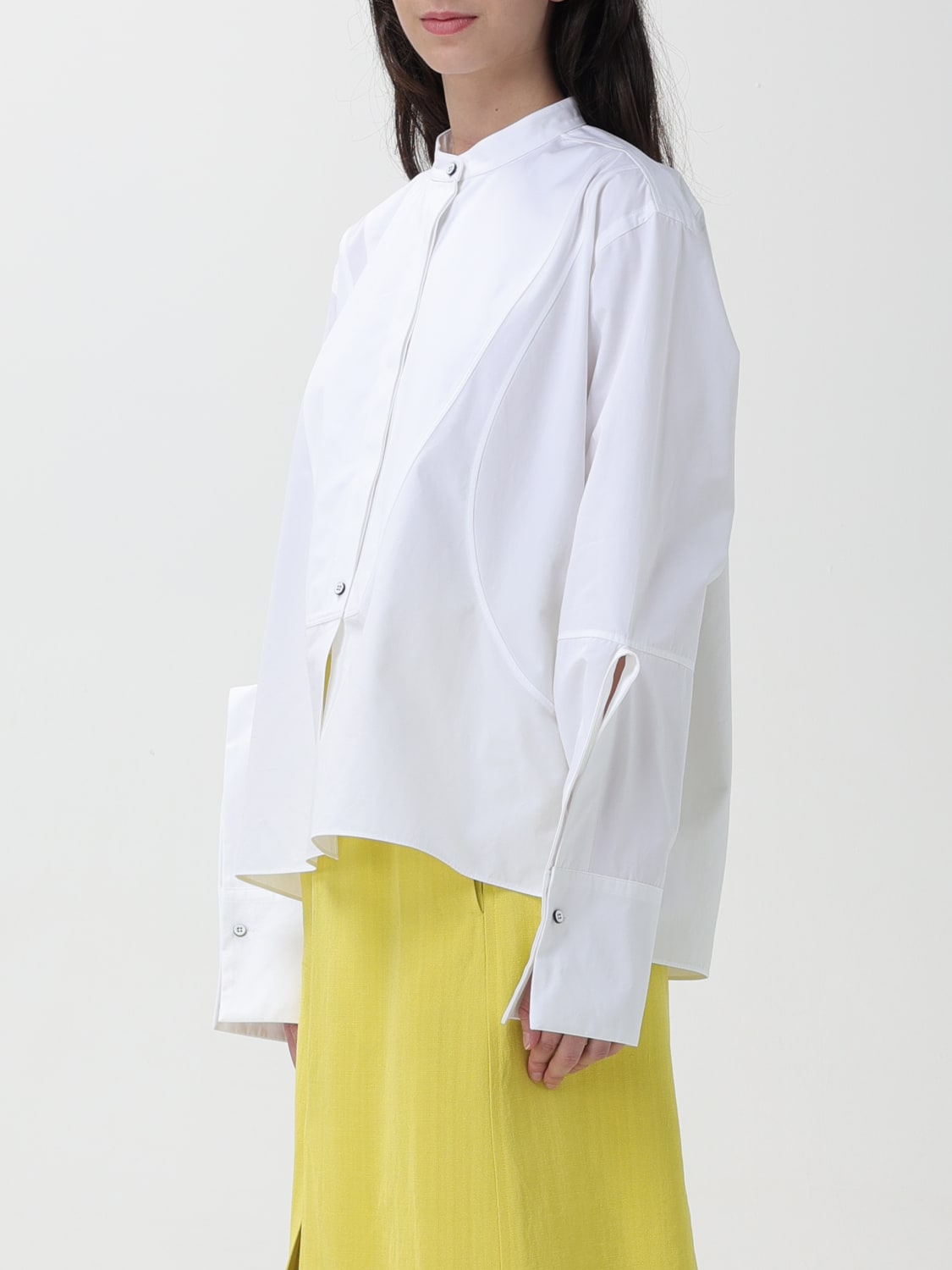 JIL SANDER CAMISA: Top mujer Jil Sander, Blanco - Img 4
