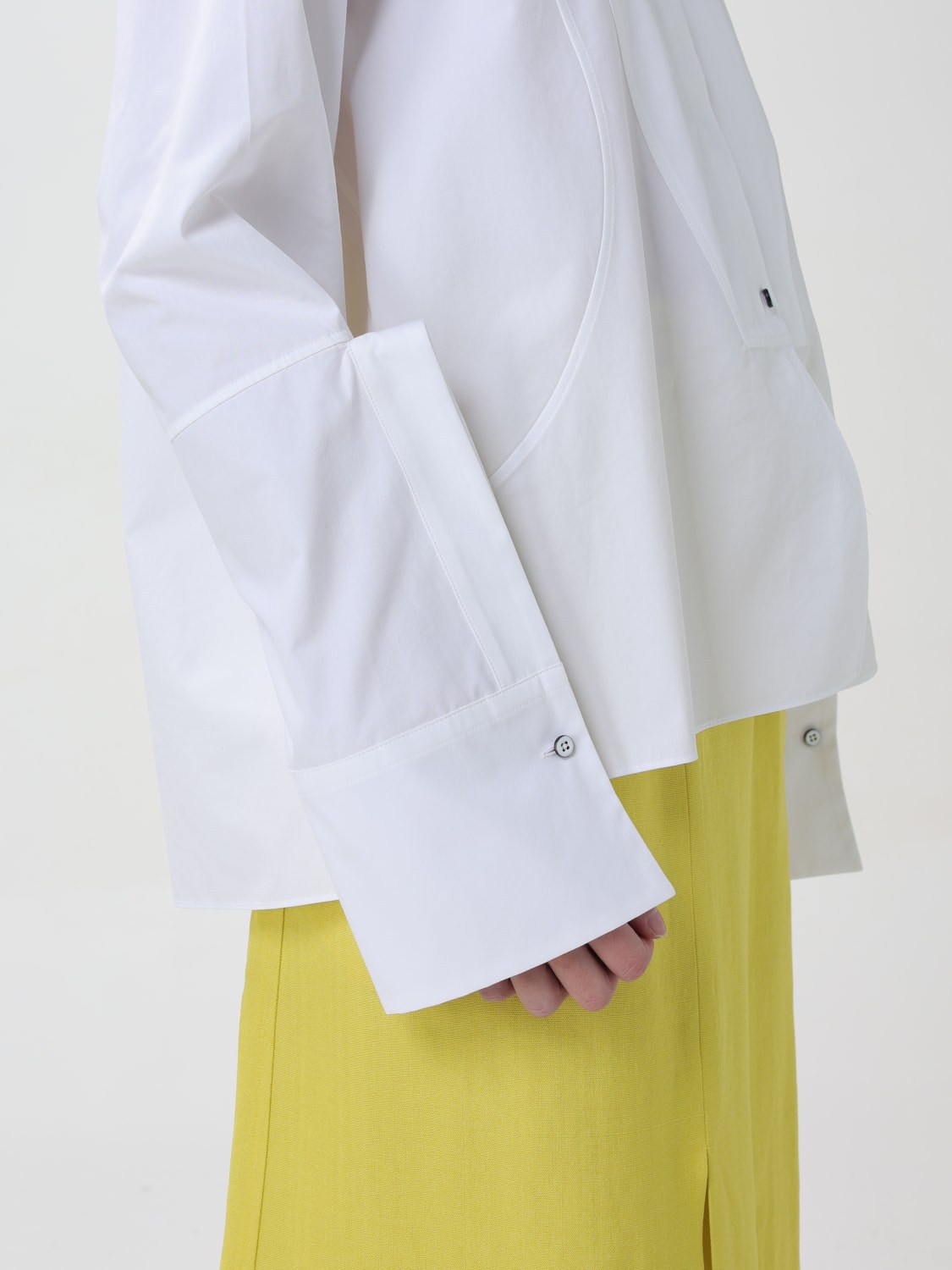 JIL SANDER CAMISA: Top mujer Jil Sander, Blanco - Img 5
