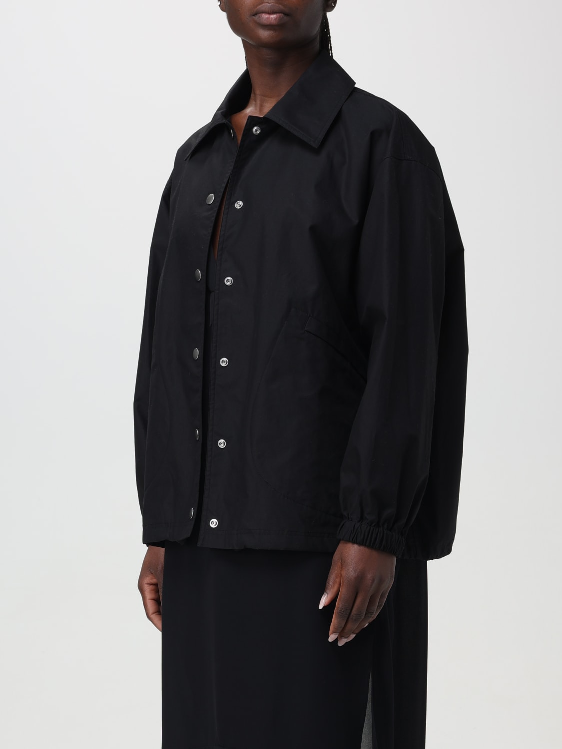 Jil Sander Outlet: Trench coat woman - Black | Jil Sander jacket ...