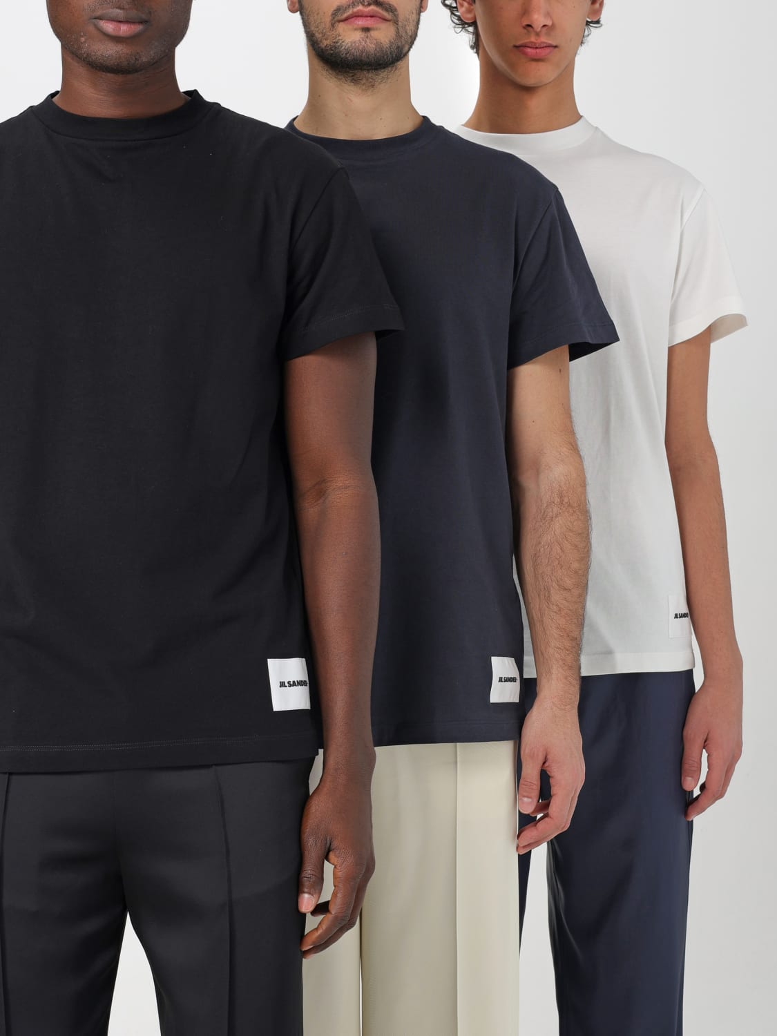 JIL SANDER T-SHIRT: T-shirt men Jil Sander, Black - Img 2