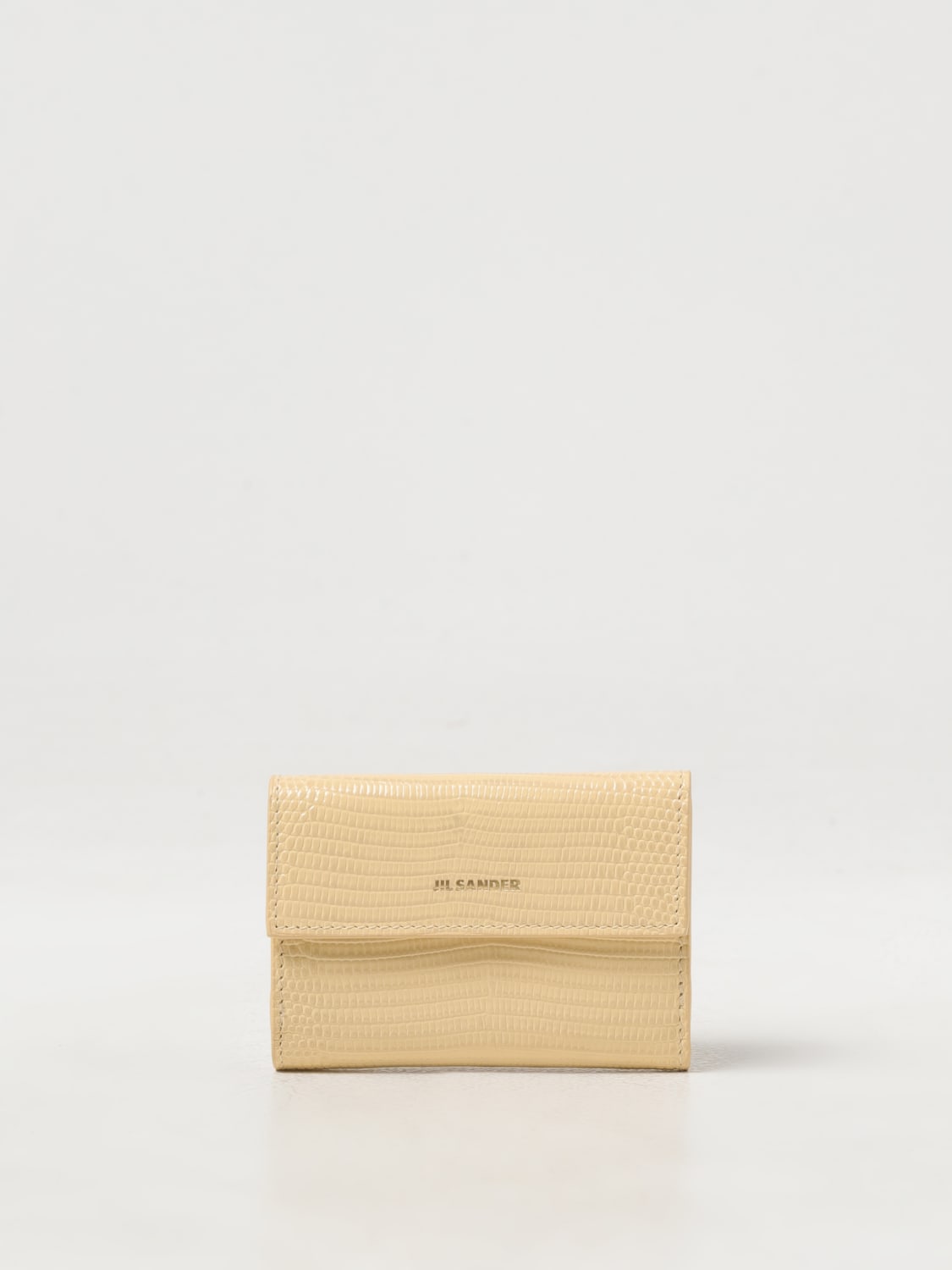 JIL SANDER WALLET: Wallet woman Jil Sander, Yellow - Img 1