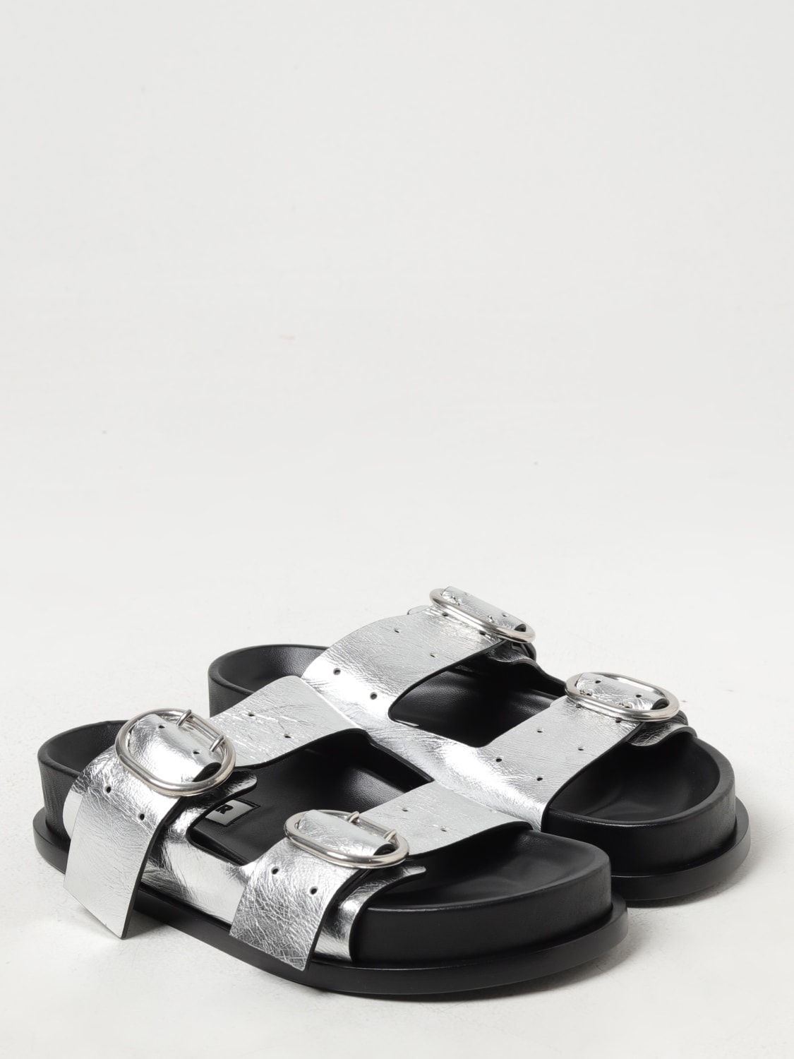 JIL SANDER SANDALIAS PLANAS: Zapatos planos mujer Jil Sander, Plata - Img 2