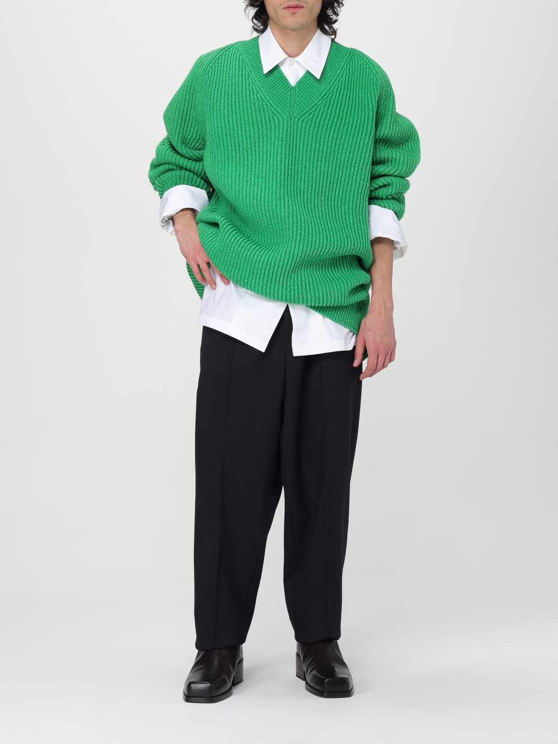 JIL SANDER シャツ: シャツ メンズ Jil Sander, ホワイト - Img 2