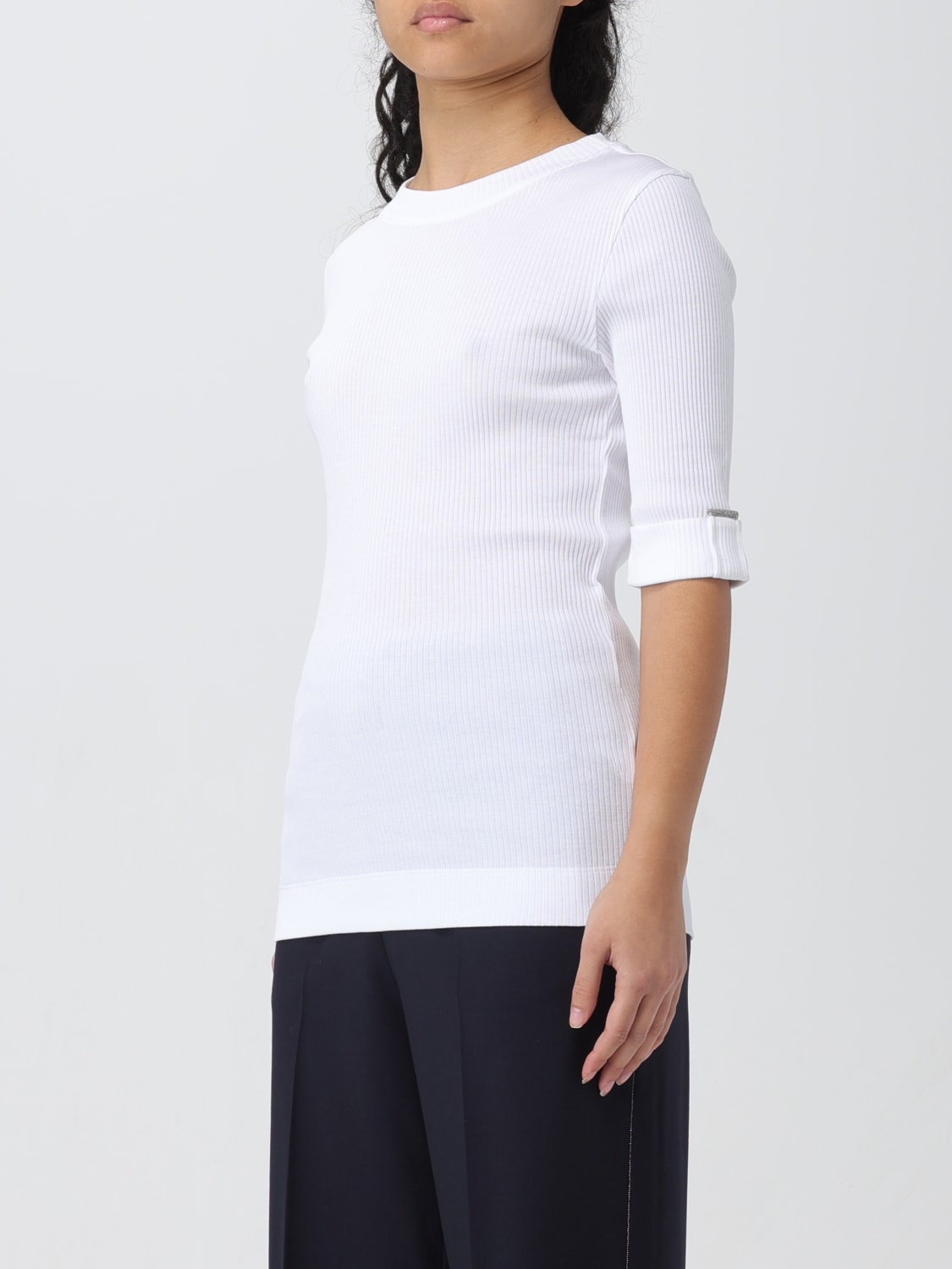 BRUNELLO CUCINELLI: Shirt woman - White | Brunello Cucinelli top