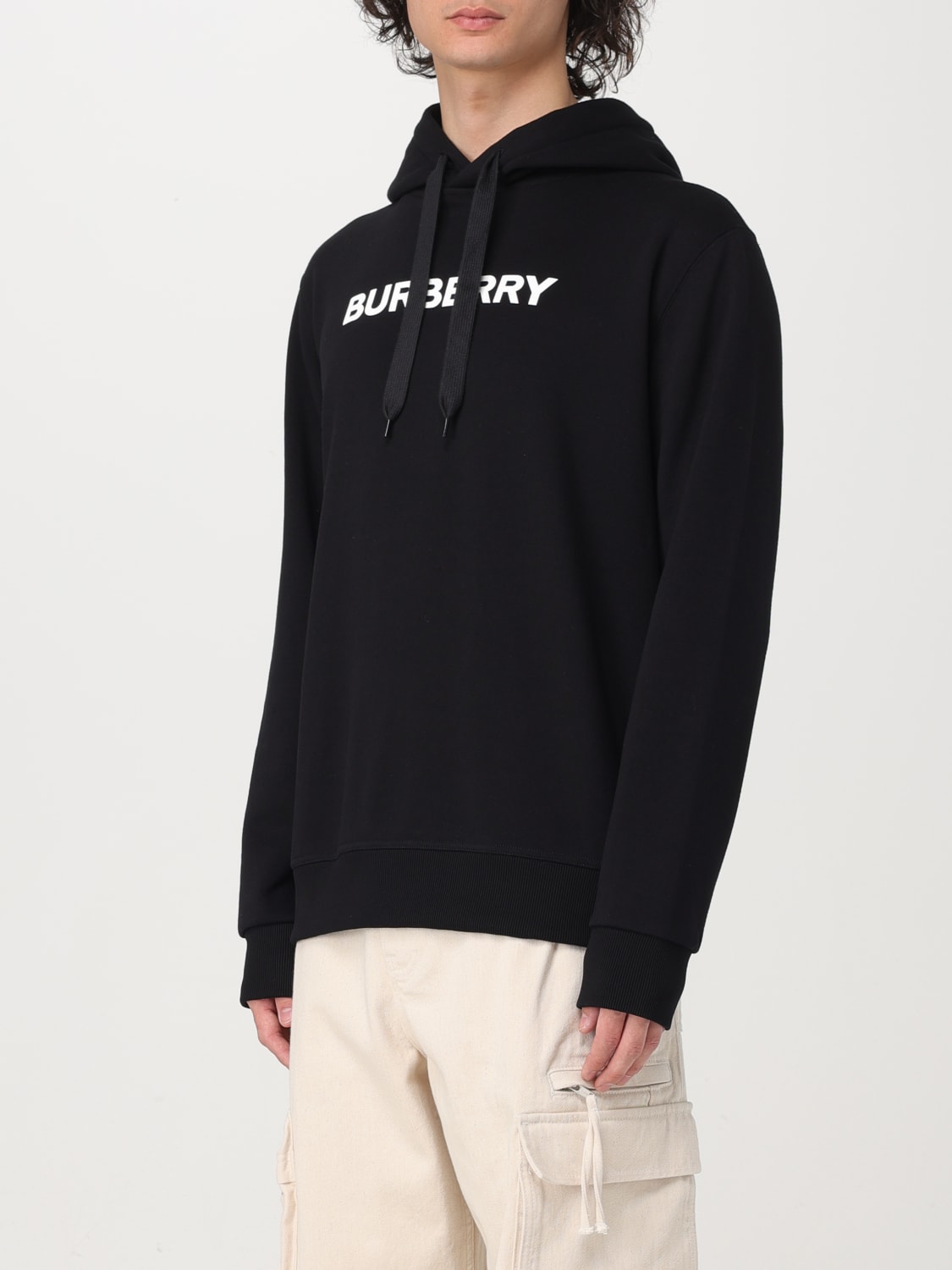 BURBERRY SWEATSHIRT: Pullover herren Burberry, Schwarz - Img 4