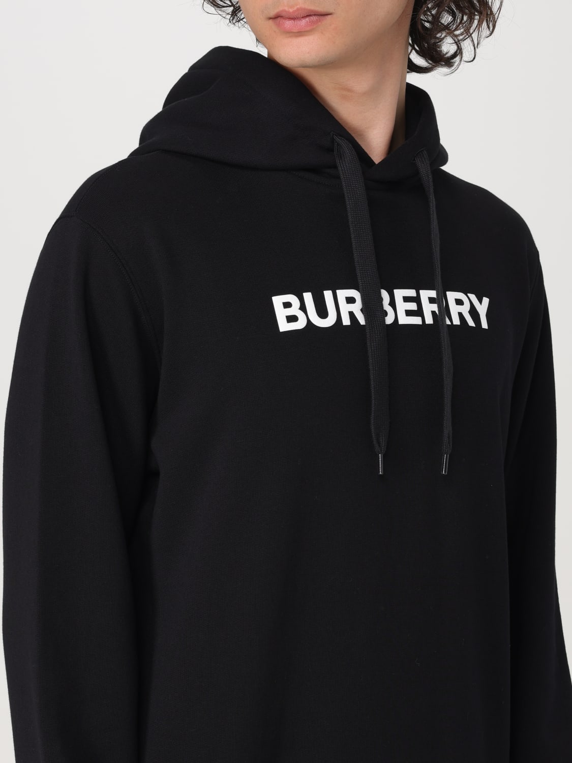 BURBERRY SWEATSHIRT: Pullover herren Burberry, Schwarz - Img 5