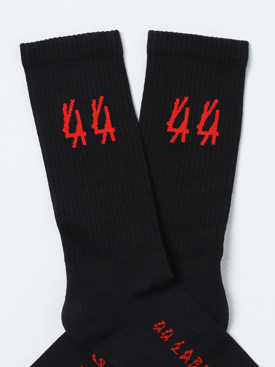 44 LABEL GROUP CALZE: Calze 44 Label Group in cotone stretch , Nero 2 - Img 2