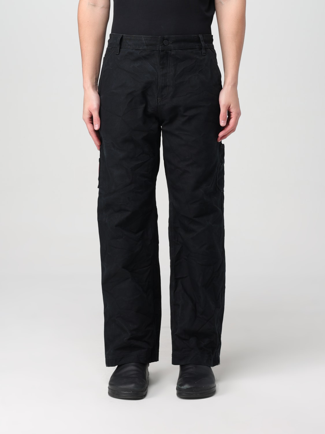 44 LABEL GROUP PANTS: Pants men 44 Label Group, Black - Img 1