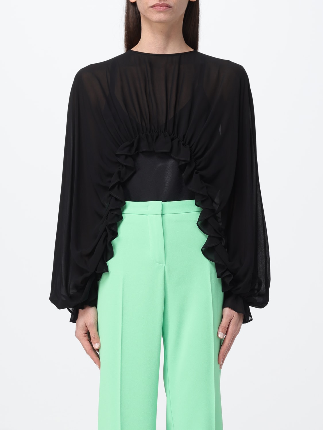 PINKO TOP: Abrigo mujer Pinko, Negro - Img 1