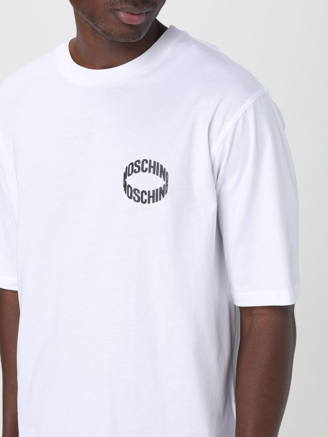 MOSCHINO COUTURE T-SHIRT: T-shirt herren Moschino Couture, Weiß - Img 3