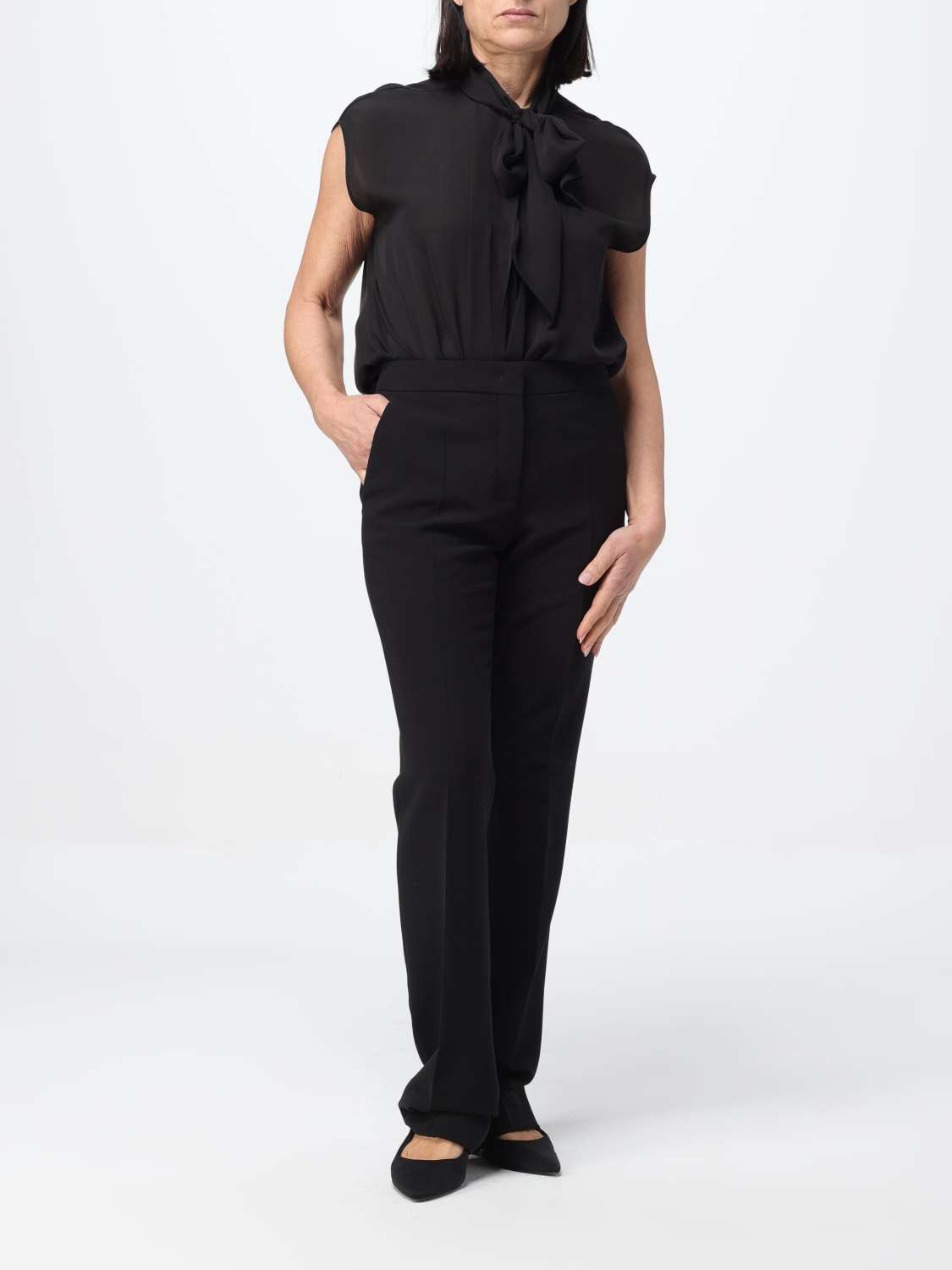 MOSCHINO COUTURE PANTS: Pants woman Moschino Couture, Black - Img 2