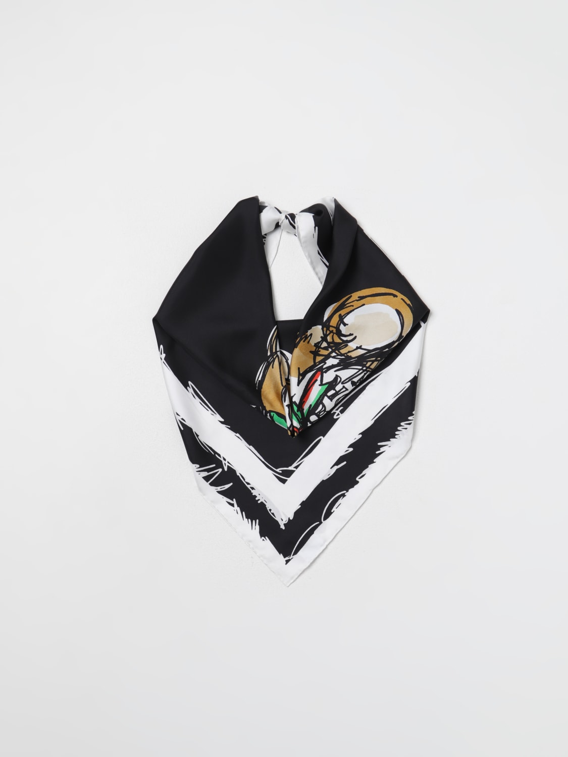 MOSCHINO COUTURE NECK SCARF: Scarf woman Moschino Couture, Black - Img 2