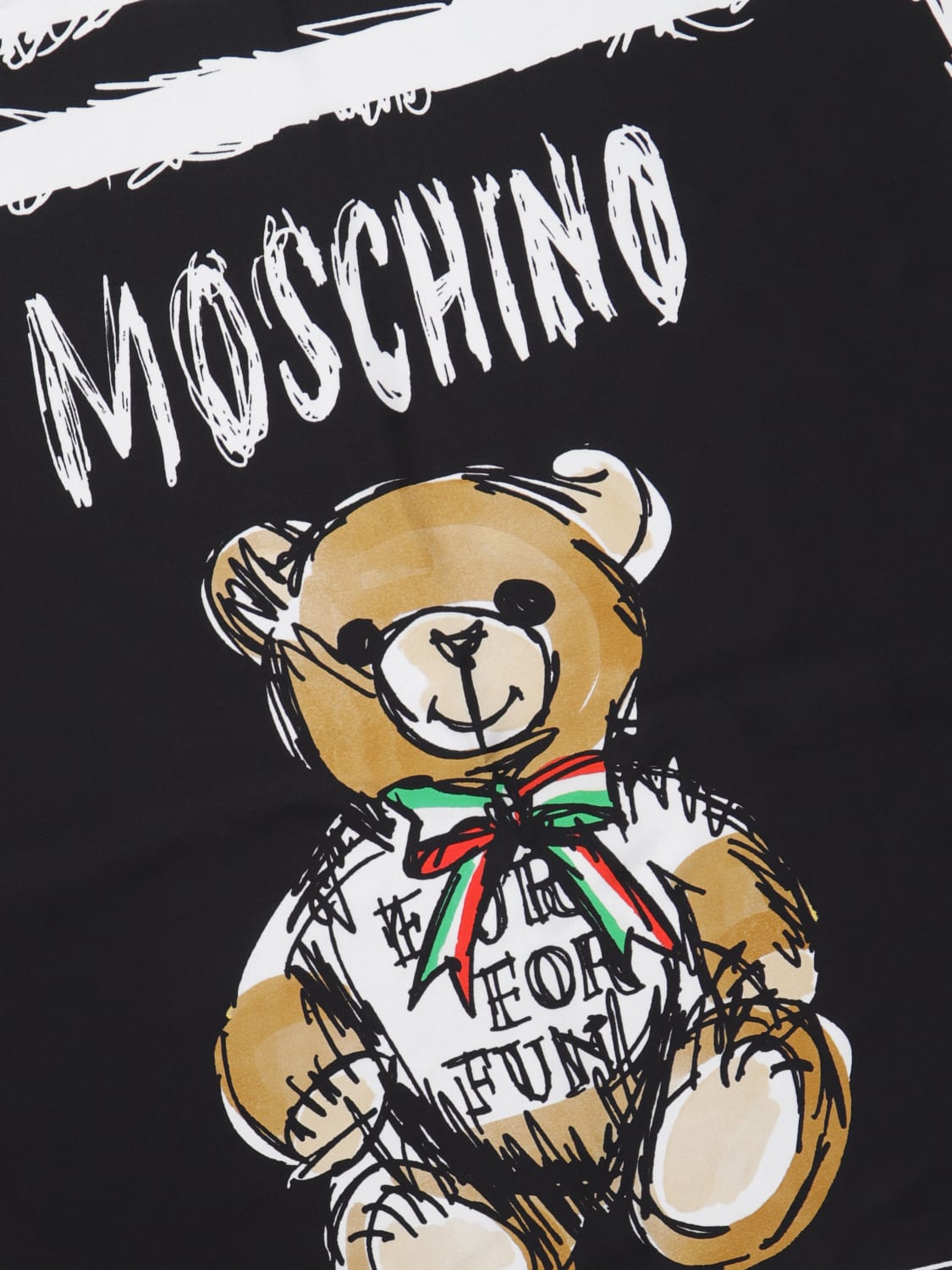 MOSCHINO COUTURE 丝巾: 围巾 女士 Moschino Couture, 黑色 - Img 3