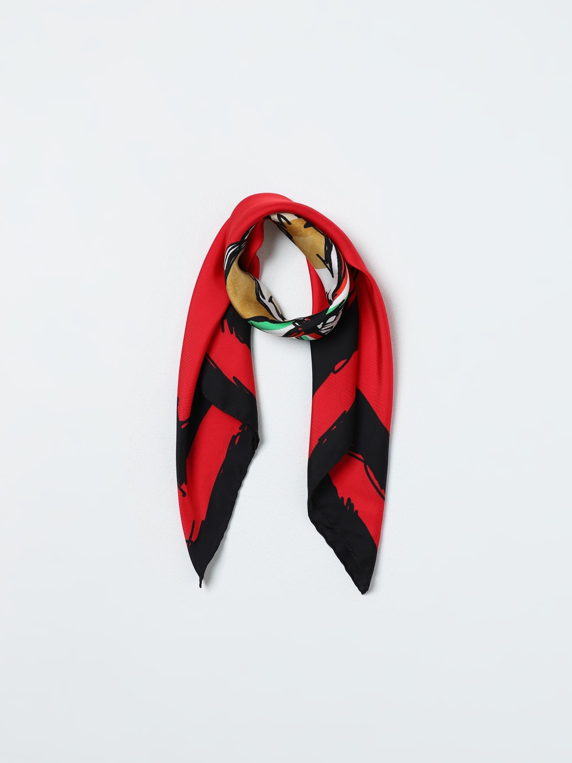 MOSCHINO COUTURE NECK SCARF: Scarf woman Moschino Couture, Red - Img 2