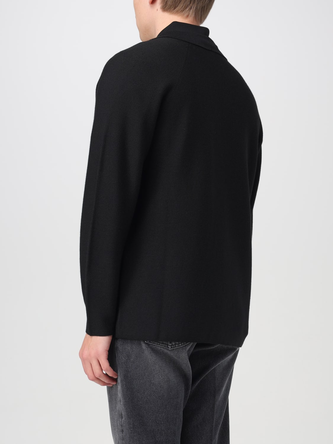 LARDINI CARDIGAN: Blazer men Lardini, Black - Img 2