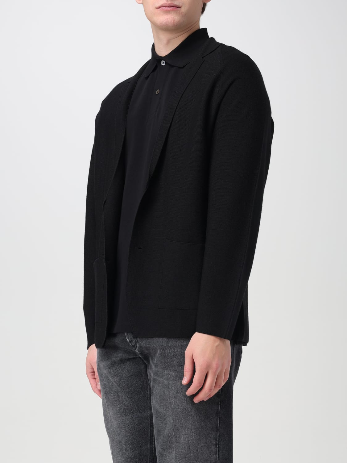 LARDINI CARDIGAN: Blazer men Lardini, Black - Img 3