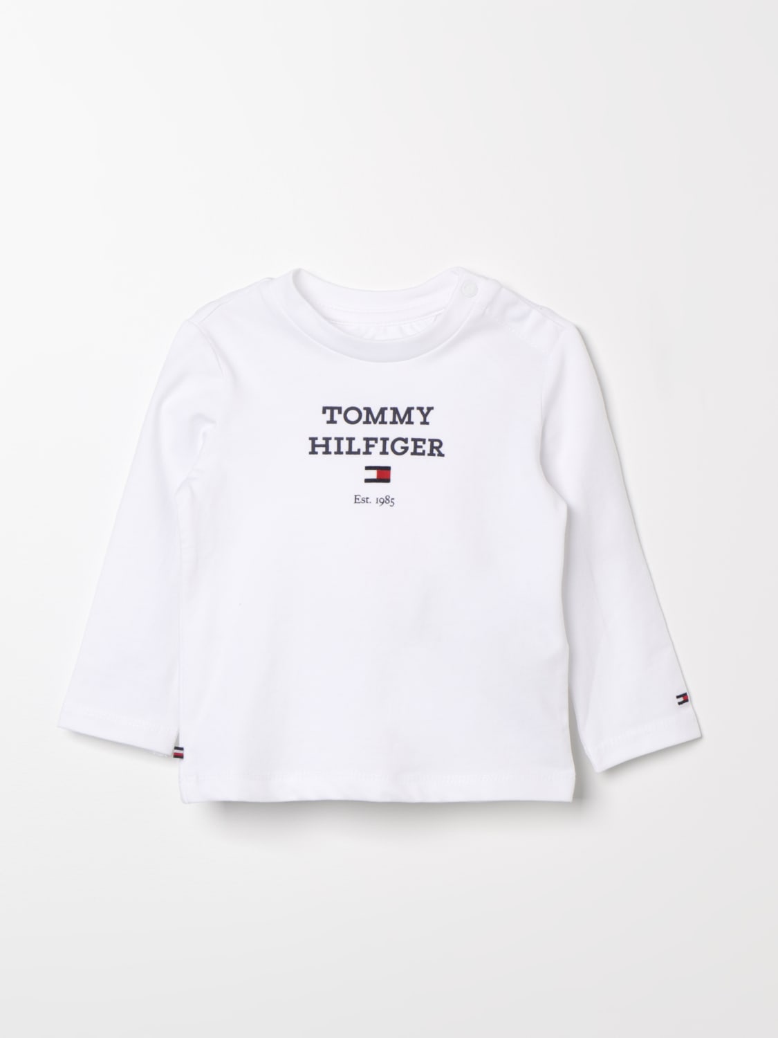 TOMMY HILFIGER 티셔츠: 티셔츠 남아 Tommy Hilfiger, 화이트 - Img 1