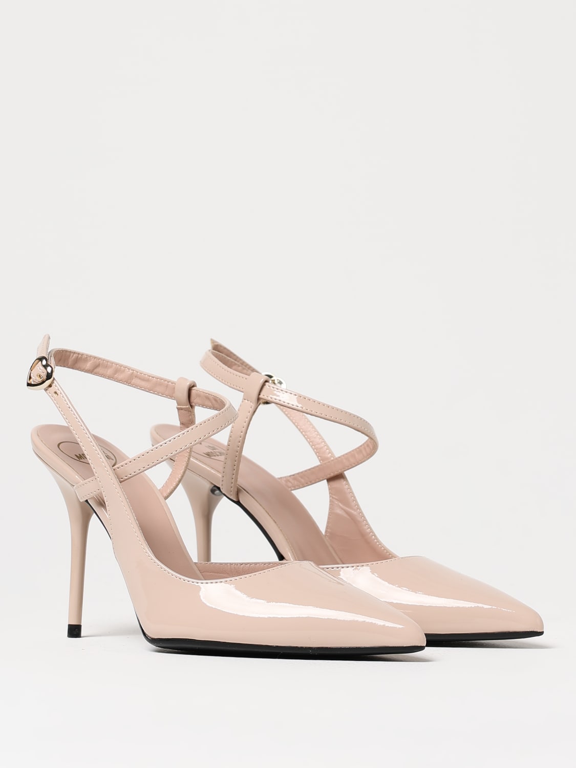 LOVE MOSCHINO HIGH HEEL SHOES: Pumps woman Love Moschino, Blush Pink - Img 2