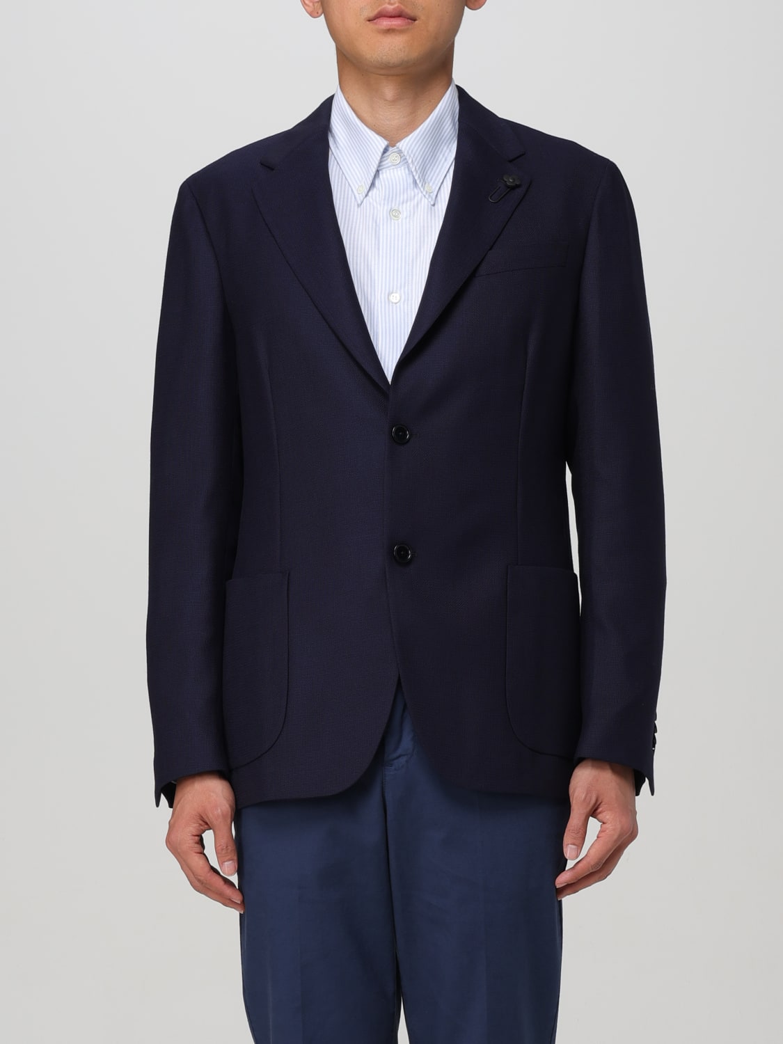 LARDINI JACKET: Jacket men Lardini, Blue - Img 1