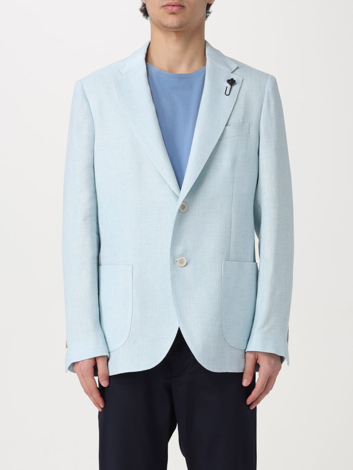 LARDINI BLAZER: Jacket men Lardini, Blue - Img 1