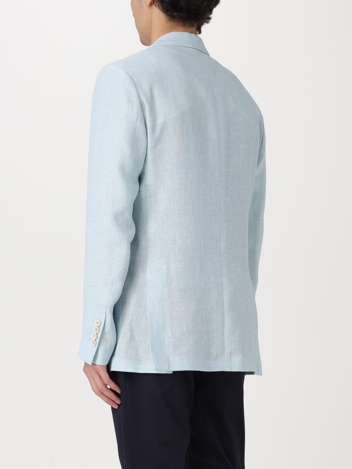 LARDINI BLAZER: Jacket men Lardini, Blue - Img 2