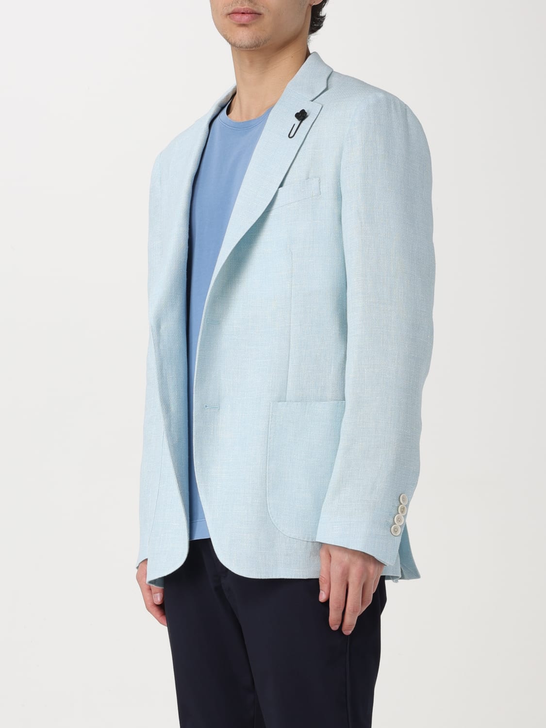 LARDINI BLAZER: Jacket men Lardini, Blue - Img 3