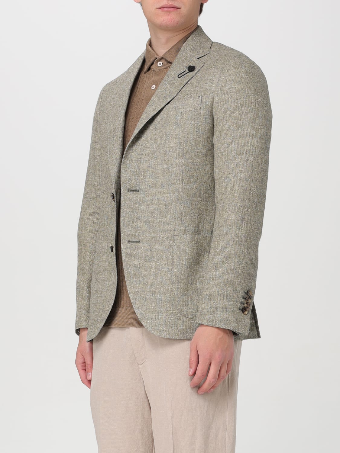 LARDINI BLAZER: Jacke herren Lardini, Grün - Img 3