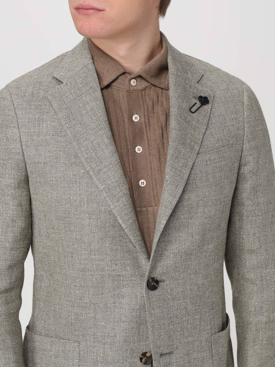 LARDINI BLAZER: Jacke herren Lardini, Grün - Img 4