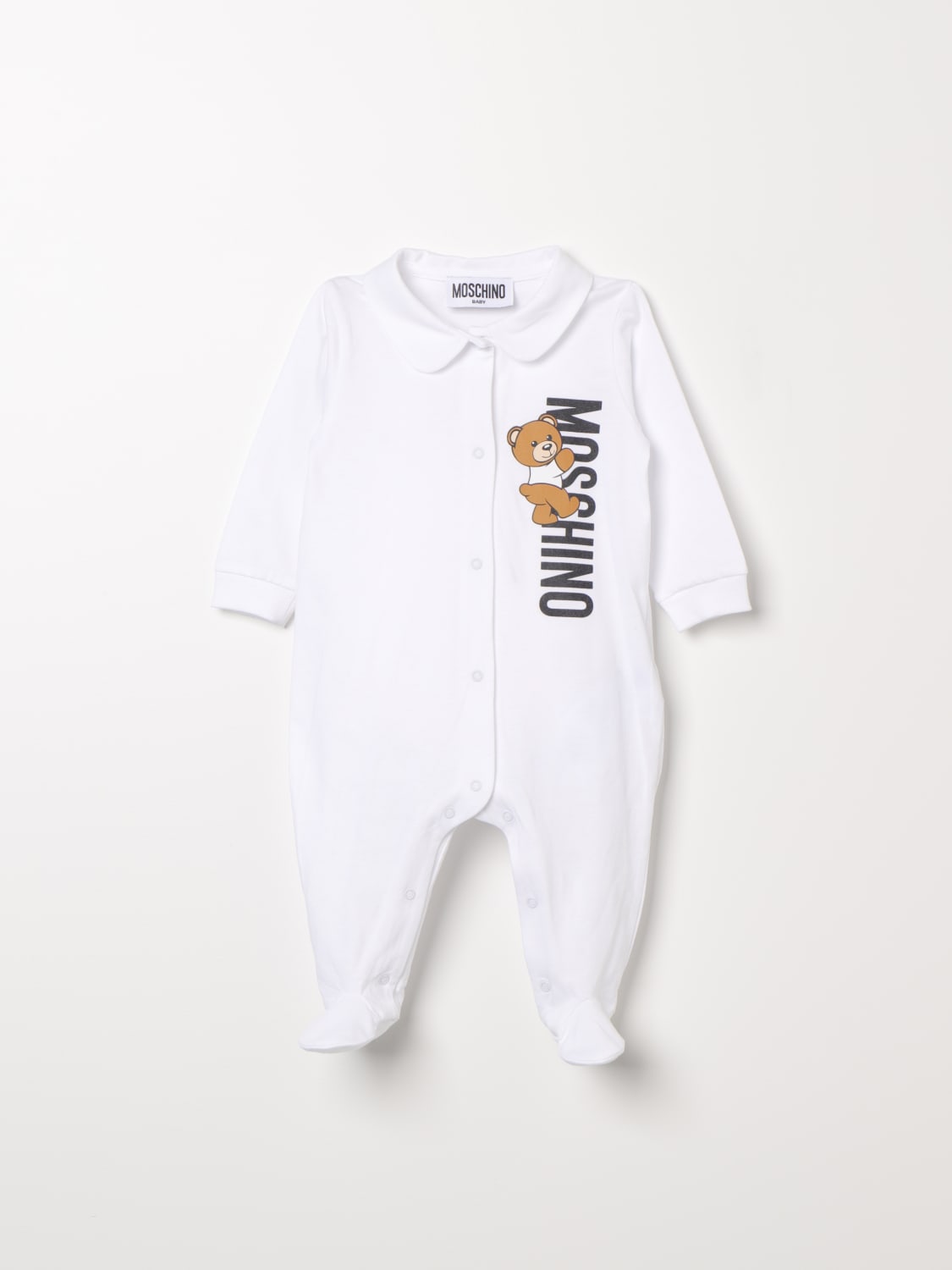 MOSCHINO 운동복: 운동복 남아 Moschino Baby, 화이트 - Img 1