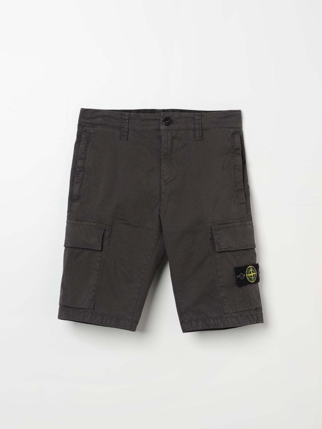 STONE ISLAND JUNIOR SHORTS: Pants kids Stone Island Junior, Grey - Img 1