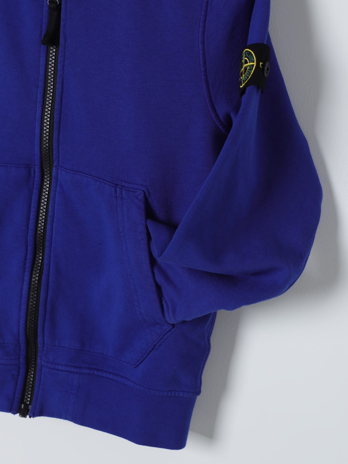 STONE ISLAND JUNIOR JERSEY: Jersey niños Stone Island Junior, Azul Oscuro - Img 3