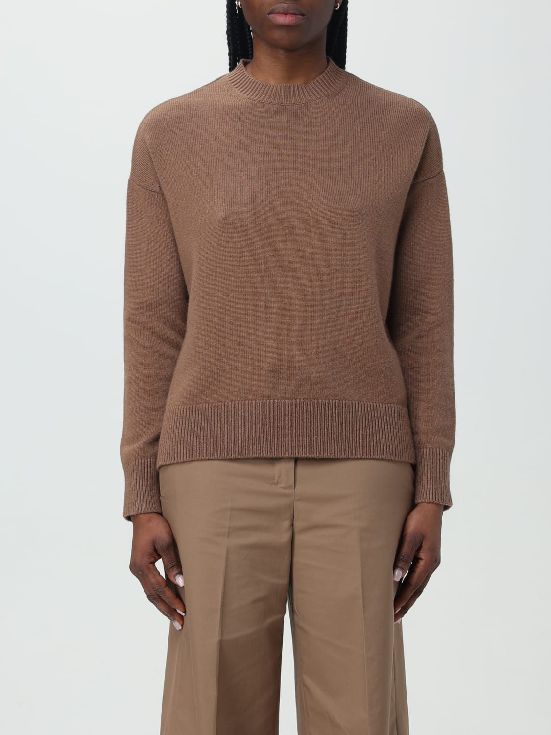 'S MAX MARA SWEATER: Sweater woman 's Max Mara, Beige - Img 1