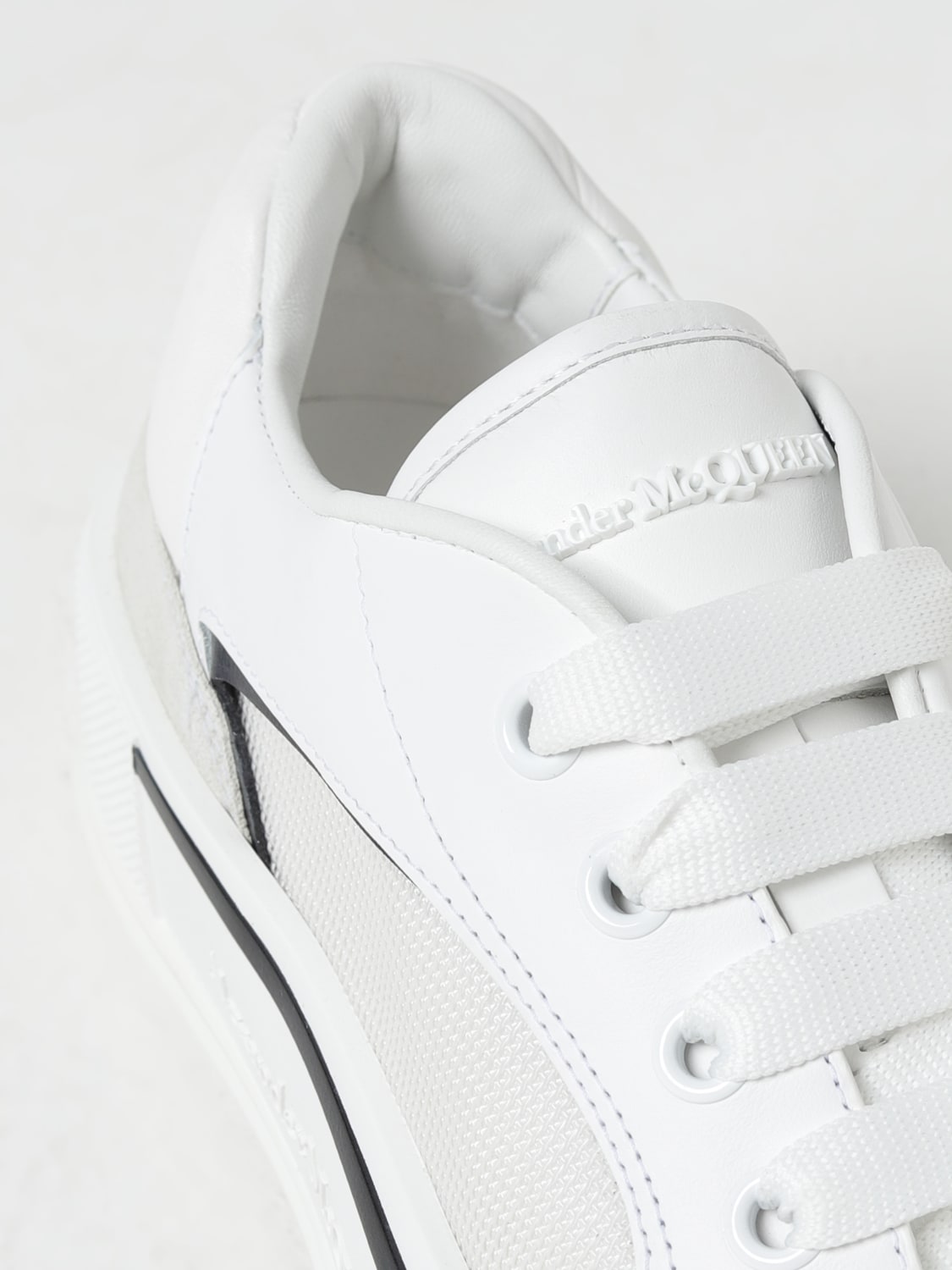 Alexander mcqueen trainers white best sale