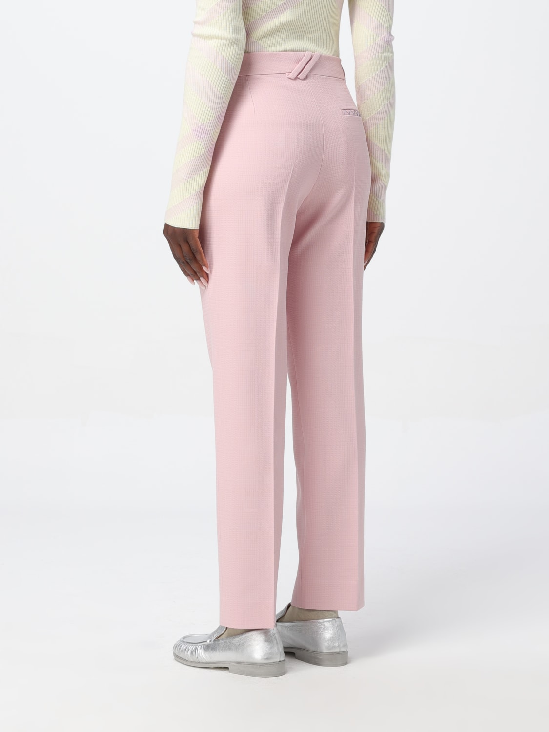 BURBERRY PANTALON: Pantalon femme Burberry, Rose - Img 3