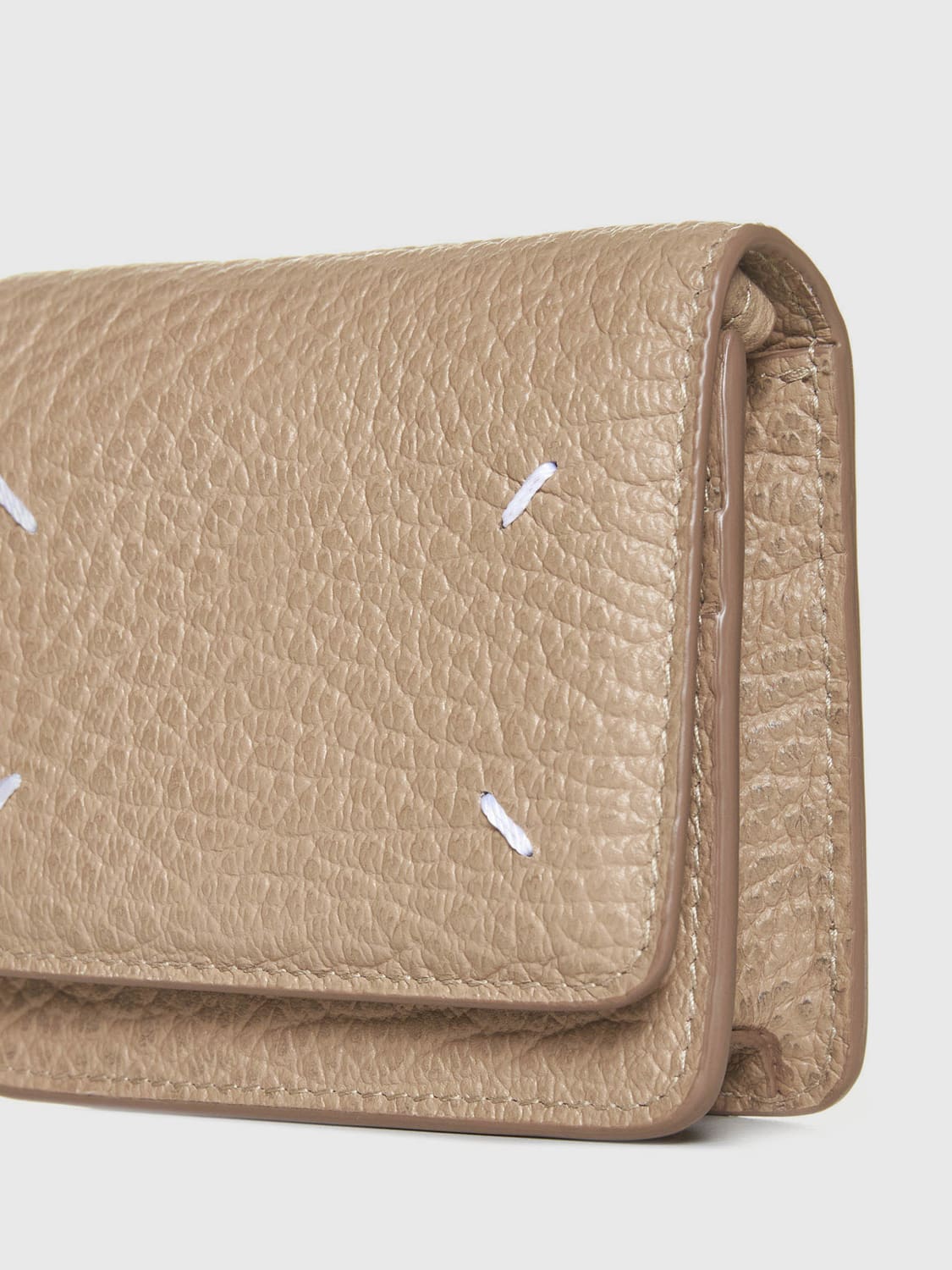 MAISON MARGIELA WALLET: Wallet woman Maison Margiela, Beige - Img 3