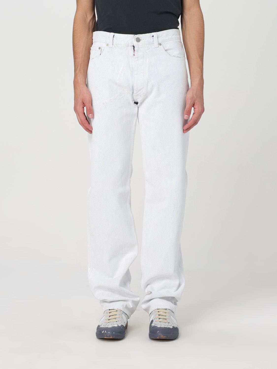 MAISON MARGIELA JEANS: Jeans hombre Maison Margiela, Blanco - Img 1