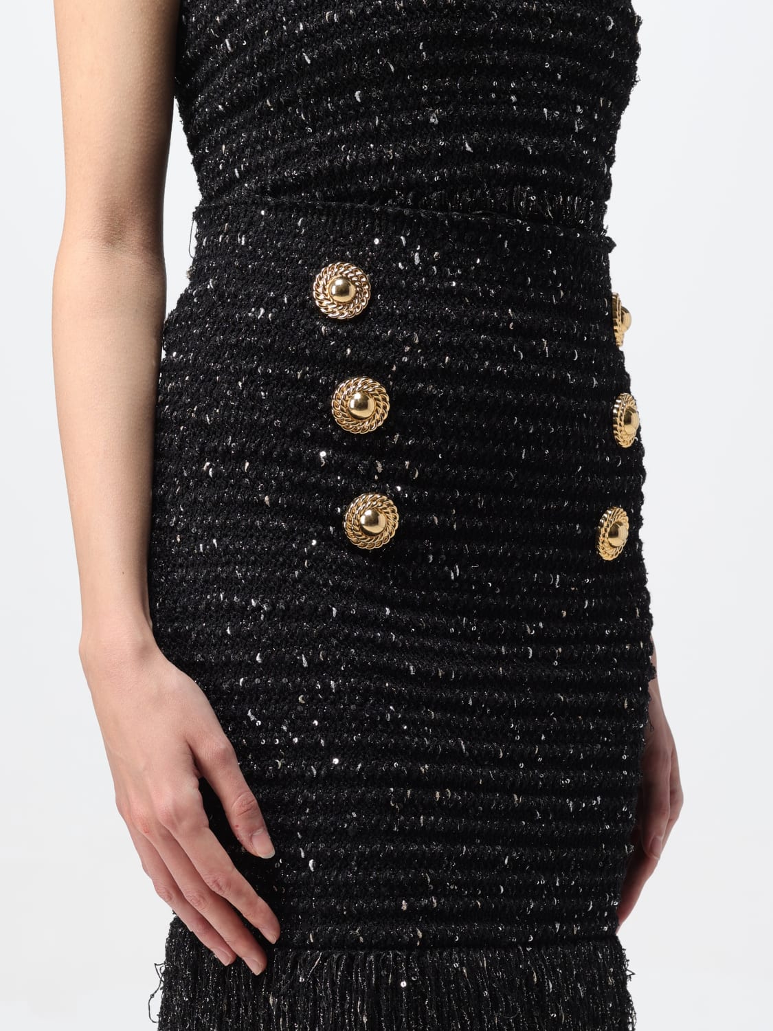 BALMAIN FALDA: Falda mujer Balmain, Negro - Img 5