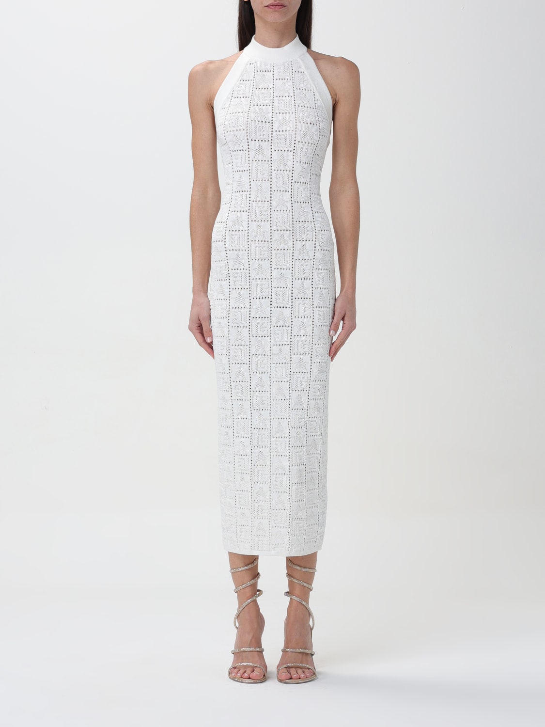 Balmain dress white hotsell