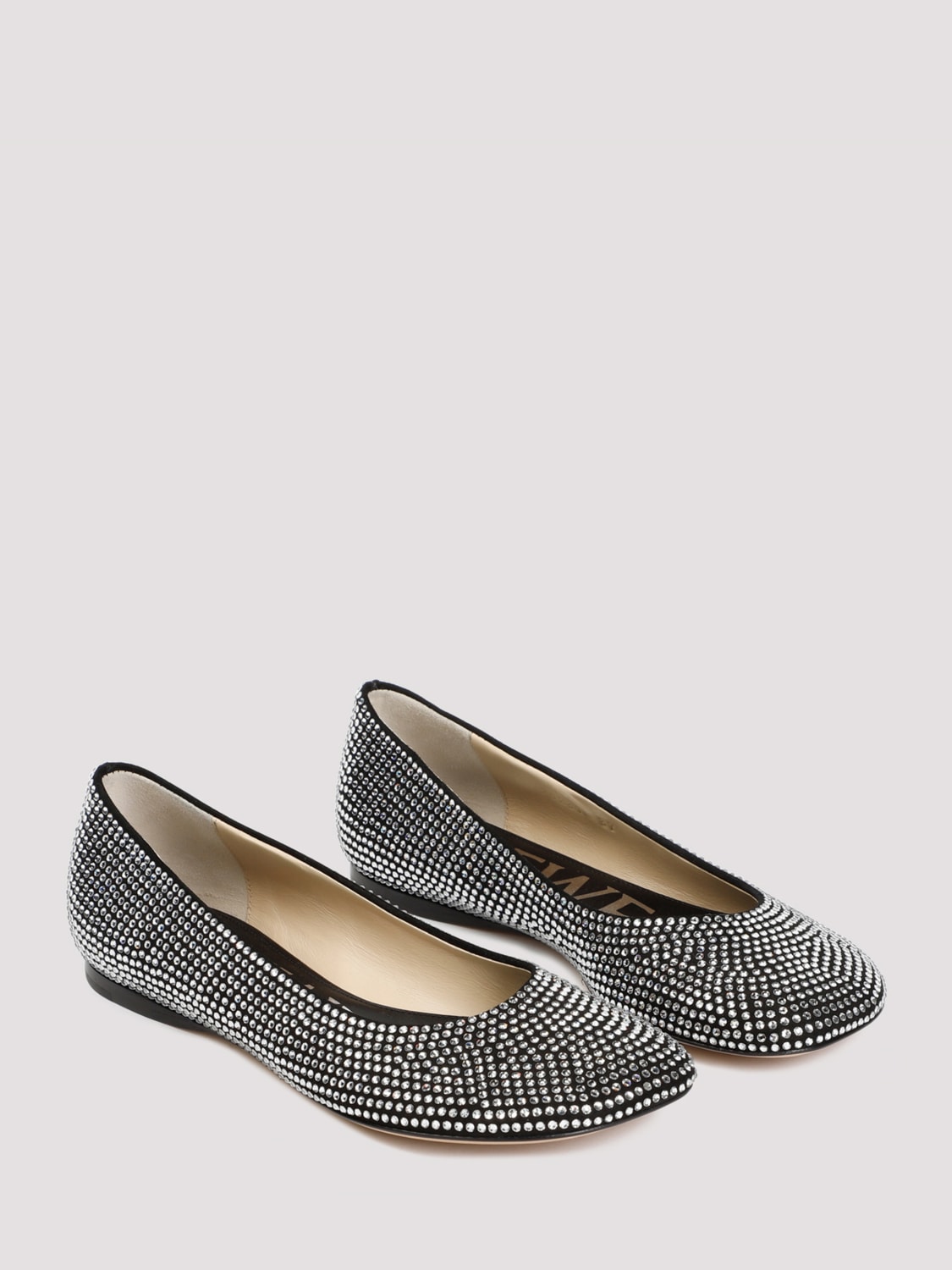 LOEWE BALLET FLATS: Shoes woman Loewe, Black - Img 2