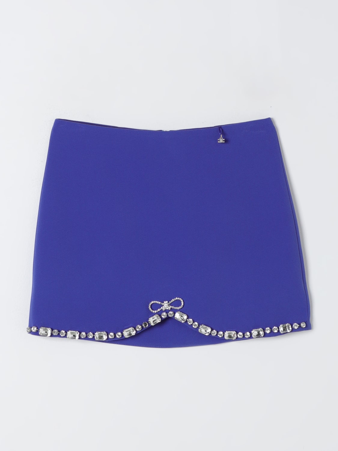 ELISABETTA FRANCHI LA MIA BAMBINA SKIRT: Skirt kids Elisabetta Franchi La Mia Bambina, Indigo - Img 1