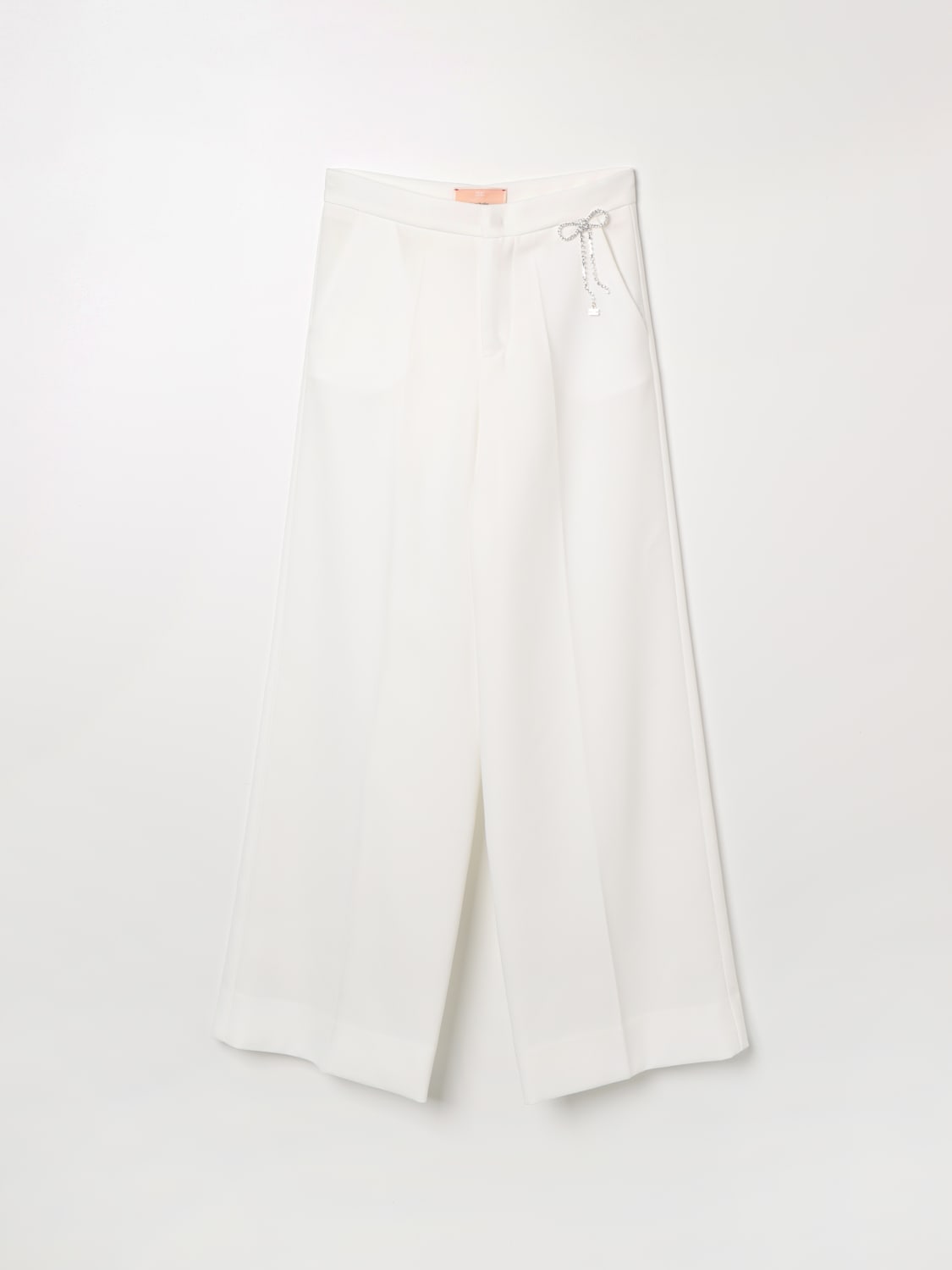 ELISABETTA FRANCHI LA MIA BAMBINA PANTS: Pants kids Elisabetta Franchi La Mia Bambina, Yellow Cream - Img 1