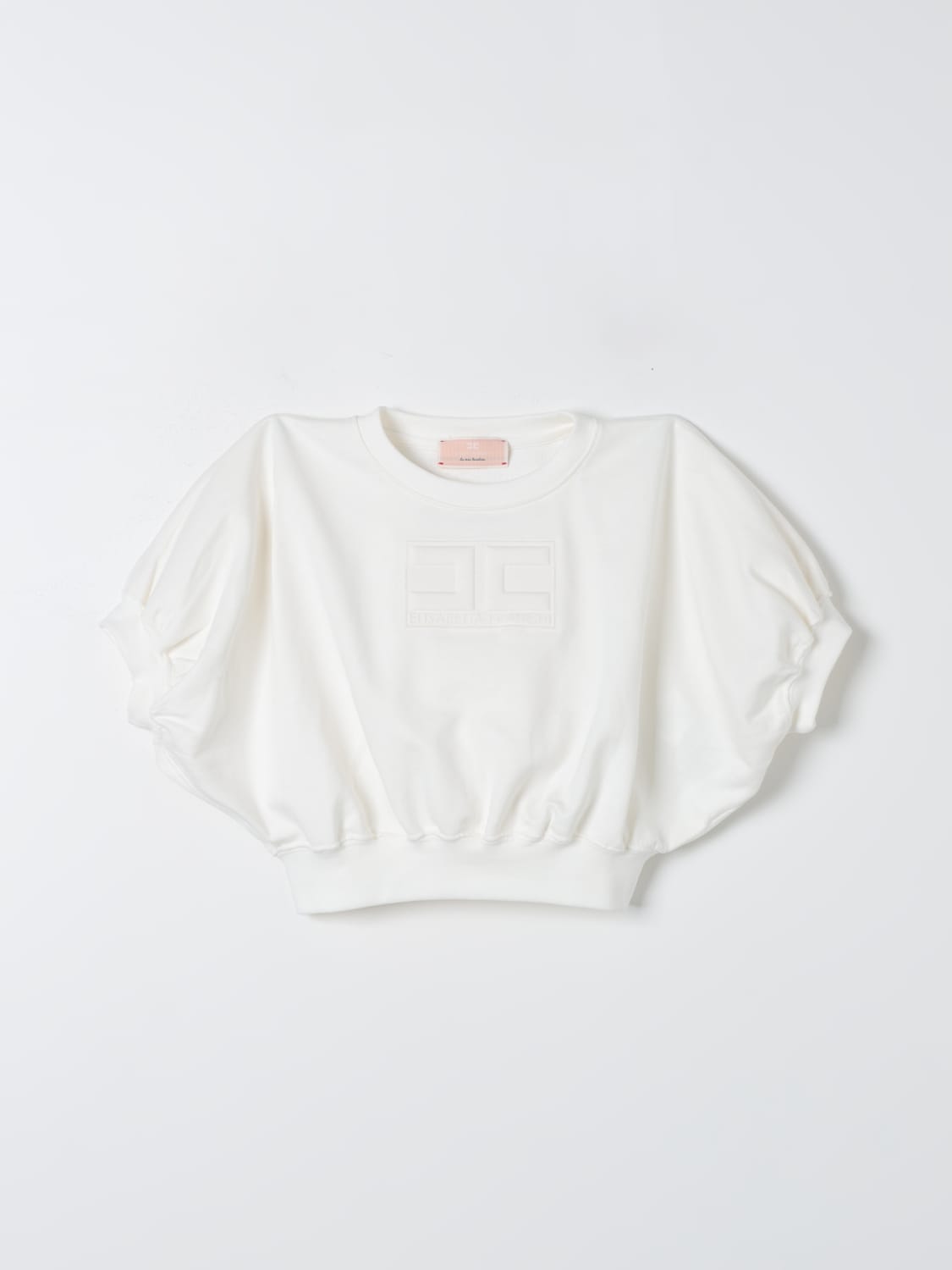 ELISABETTA FRANCHI LA MIA BAMBINA SWEATER: Sweater kids Elisabetta Franchi La Mia Bambina, Yellow Cream - Img 1